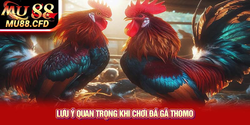 Lưu Ý Quan Trọng Khi Chơi Đá Gà Thomo