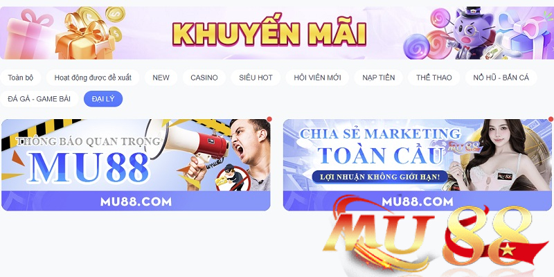 Khuyến mãi Đại Lý Mu88: Đổi đời từ “Marketing Toàn Cầu” 1 Giới thiệu khuyến mãi Đại Lý Marketing Toàn Cầu