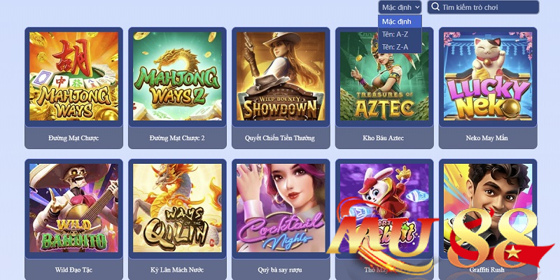 Sảnh PG Slot tại Mu88 - Game chất lượng, tỷ lệ thưởng lớn 2 Hỗ trợ mua tính năng tùy game