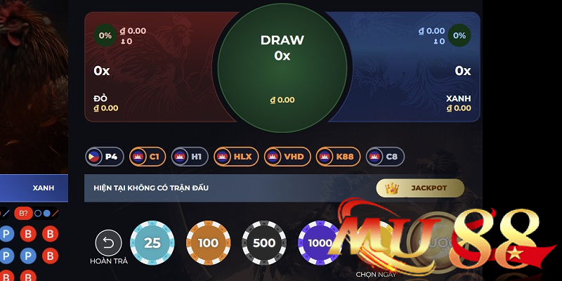 Sảnh đá gà GA28 - Sảnh cược đá gà C8, DR và Jackpot 2026 3 Nhấn vào cửa Meron, Wala hoặc BDD để dự đoán kết quả trận đấu.