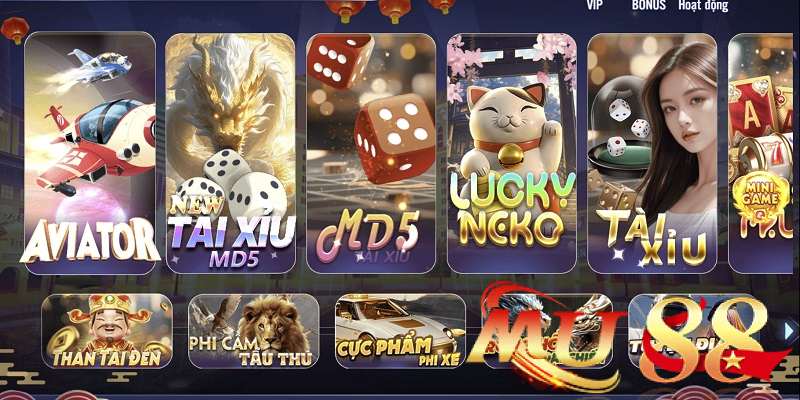 Sảnh ON Game Bài Mu88 - Game Bài 3D Dễ Chơi, Đa Dạng 3 Top trò chơi nên thử